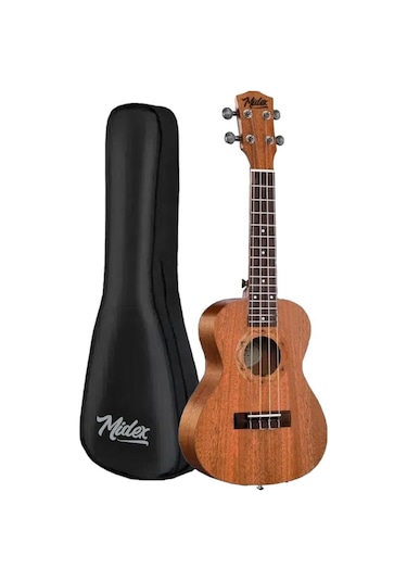 Midex SP-21M Set Maun Soprano Ukulele (Softcase Capo Metod Nota Sticker Askı Pena)