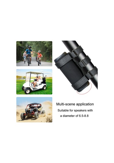 Sones Bisiklet Su Şişesi Kayışı Bisiklet Dış Mekan Bluetooth Hoparlör Bandı Siyah