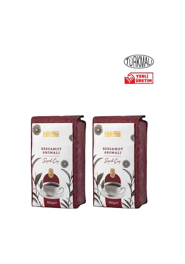 Bergamot Aramalı Siyah Çay 500grx2 Paket