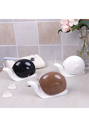 Xurunkeji Mutfak, Banyo Vb. İçin Sevimli Salyangoz Sabunluk 120ml Siyah Siyah