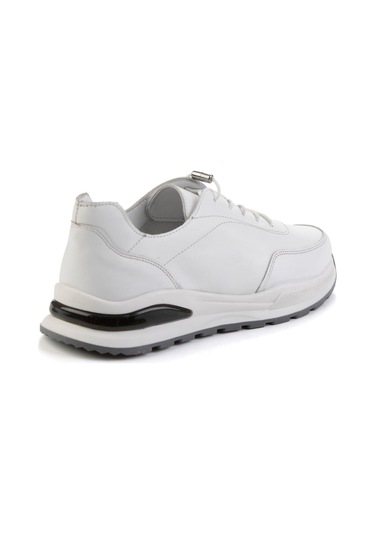 Beyaz Hakiki Deri Erkek Casual Ayakkabı E01011031303 Beyaz