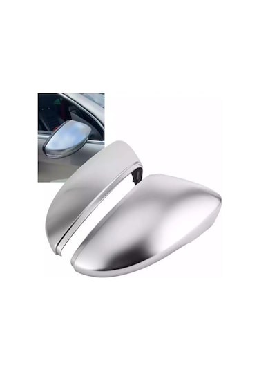 Beetle Mat Gri Krom Ayna Kapağı Rline