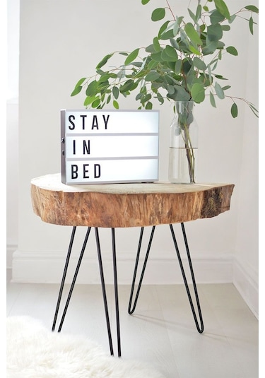 İlgitrafik Metal Firkete Ayak Masa Orta Sehpa Zigon Sehpa Kütük Ayak 4 Adet (345608842)