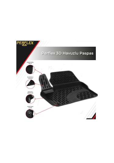 3d Paspas Siyah Ford Focus 2 2005-2011