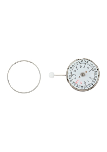 Xurunkeji Prettyia Miyota 8205 Otomatik Saat Hareketi 3 İbre Tarih/gün Çift Takvim Gümüş