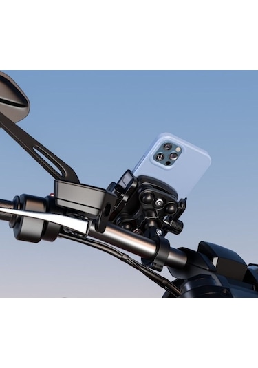 Nukro Tech Mrt Road Titreşim Modüllü Telefon Tutucu