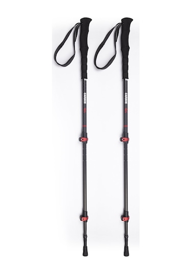 Evolite Carbon Quick-Lock Dıştan Kilitli Trekking Batonu Çok Renkli