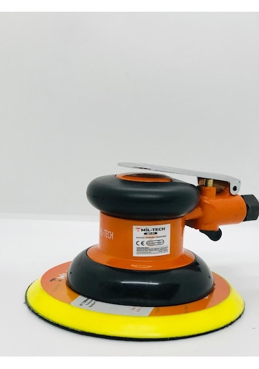 Mil-Tech MT-01 Havalı Orbital Zımpara Makinası Metal Gövde 150 MM / 6''