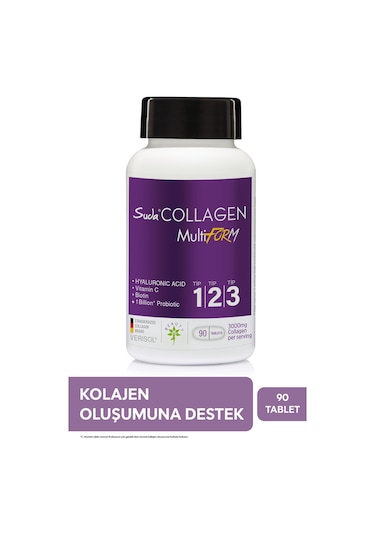 Suda Collagen Multiform Tip 1 2 3 Kolajen 90 Tablet