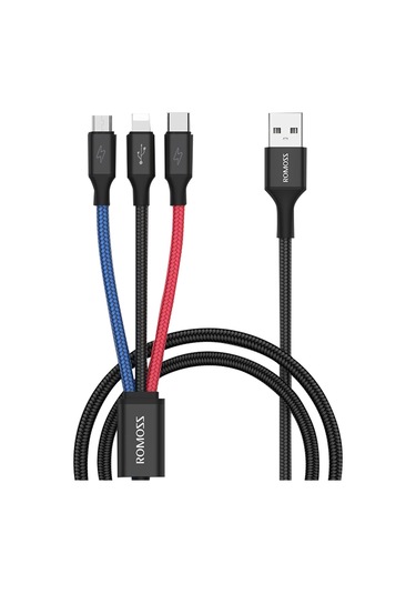 Geeksen Romoss Cb25n Veri Kablosu 1 Metre Uzunlukta - Hızlı Veri Transfer Ve Şarj İçin