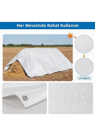 Arı Pe Branda - 120 Gr/m2 Beyaz