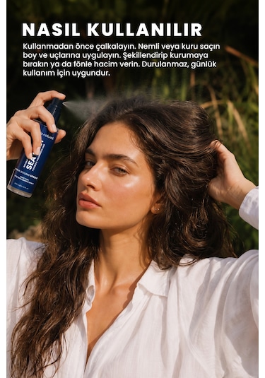 Bade Natural Deniz Tuzu Şekillendirici Saç Spreyi 200 Ml