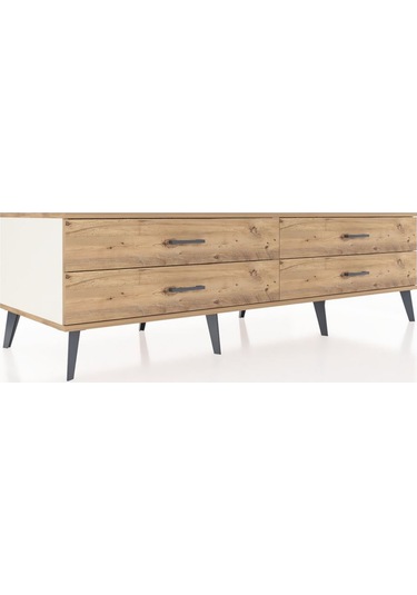 Kronos Tv Ünitesi 4 Çekmeceli 176x59x51 Aytaşı-çam/çam Atlas Çam/atlas Çam