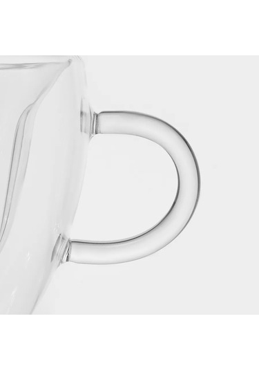 Magistro Cam Kalp Çift Tabanlı Bardak 250 Ml 132518923 Beyaz