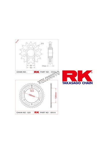 Rk Dişli Seti Honda Cbr 600 Rr 03-06