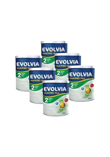 Evolvia Nutripro Plus 2 Devam Sütü 6+ Ay 6 x 800 G