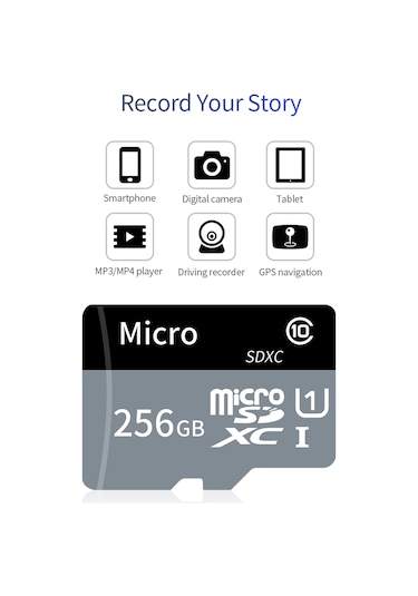 Samdoo Ürün Kapasitesi Sahte Olarak Bildirilmiştir, Lütfen Satışa Çıkmadan Önce Dikkatli Olun. 256gb U1 C10 Tf Hafıza Kartı, Kameralar, Araç Kaydediciler, Monitörler İçin Yüksek Hızlı Dayanıklı Depolama