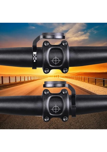 Youtek Hafif Ve Dayanıklı Bisiklet Bilgisayarı Tutucu - Kolay Kurulum, Evrensel Uyumlu Siyah