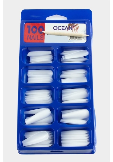 Ocean Takma Tırnak 100 Adet-beyaz N145
