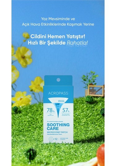 Yatıştırıcı Ve Önleyici Mikro İğneli Bant Soothing Care Microcone Patch 12 Li