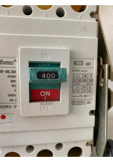 Westhomes 400A 8Kv 50/60Hz Kaçak Akım Korumalı Şalter Wcm1-400L/3