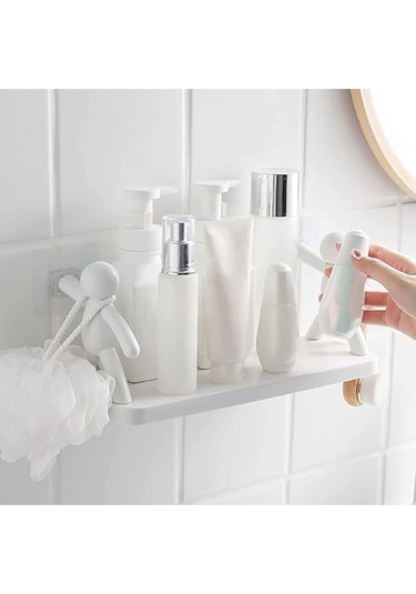 Dekoratif Mutfak Rafı Baharatlık Kendinden Yapışkanlı Raf Çöp Adam Mutfak Düzenleyici Çok Renkli