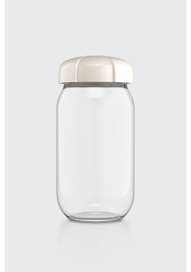 Renga Rhea 1000 Ml Bej Kapaklı Cam Kavanoz 131012 Bej