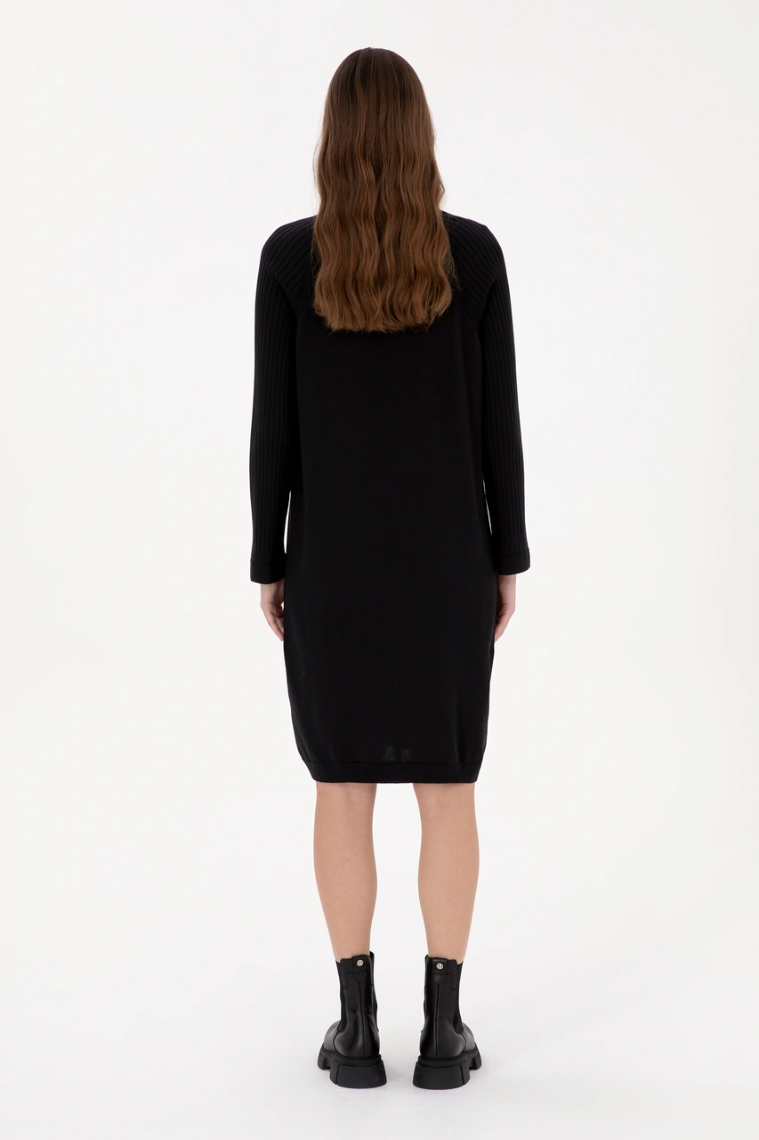 U.s. Polo Assn. Kadın Siyah Elbise Triko 50314732-vr046 Siyah