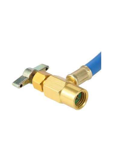 Shineyee Alüminyum R134a Soğutucu Şişe Açıcı, 1/2" Acme Dişli, Gaz Salma Valfi, Otomobil Klima Uyumlu Altın