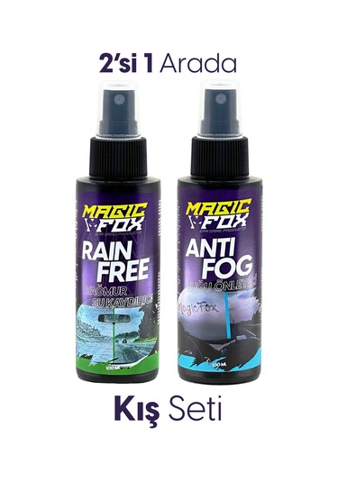 Yağmur Su Kaydırıcı Ve Buğu Önleyici Kış Seti 2x100ml