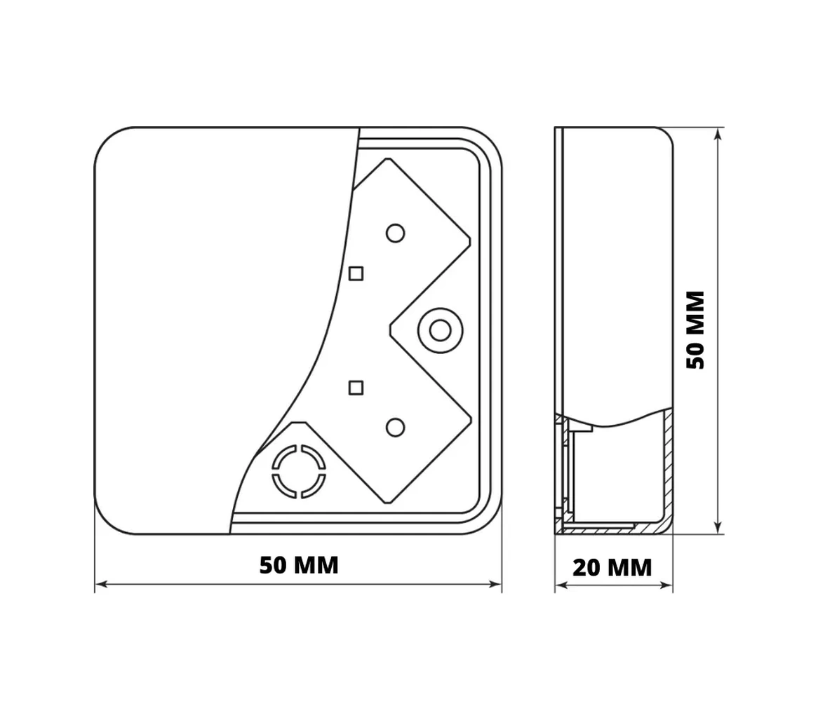 Tdmelectric Dağıtım Kutusu Dispeçar Kutusu Harici 50x50x20 10 Adet 209022017