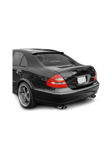 Mercedes W211 E Serisi Cam Üstü Spoiler Piano Black Spoyler