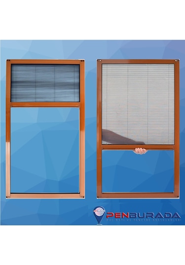 Plise-Pileli Sineklik Kapı Pencere Akordion Sineklik