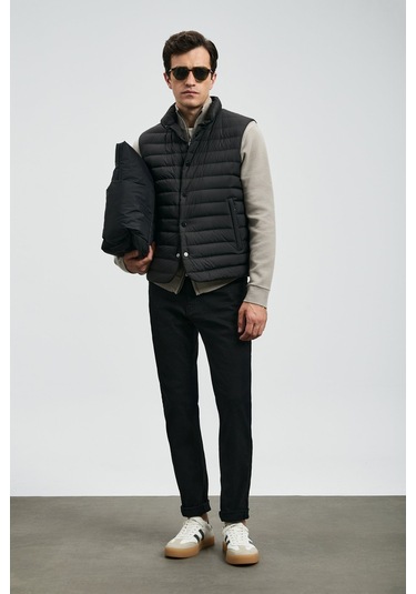 Lufian Anton Smart Erkek Jean Pantolon 112200260 Siyah