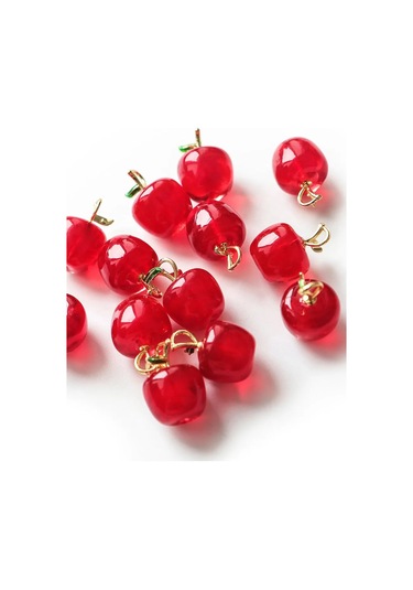 Kafebizu Cam Kolye Ucu Lampwork 2 Adet 19x14 Mm 412166530