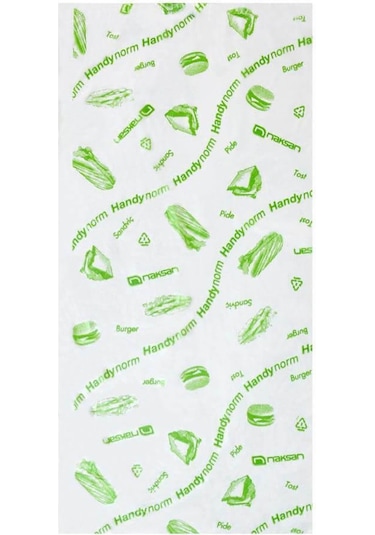 Handynorm Pide Dürüm Sandviç Tost Kılıfı Dikdörtgen 5 x 1000'li 12.5 x 25 CM