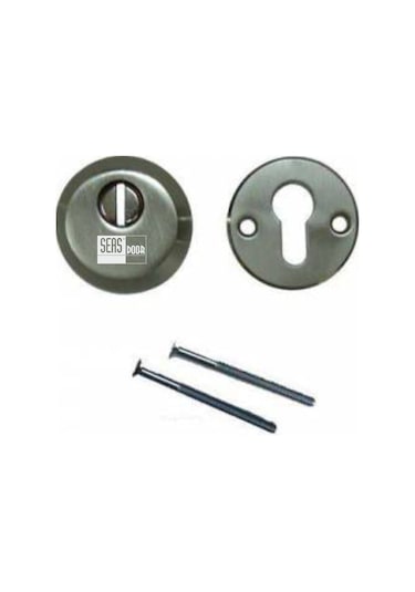 Saten Veya Sarı Kapı Göbeği Çelik Rozet Barel - Barel Muhafazası Sarı