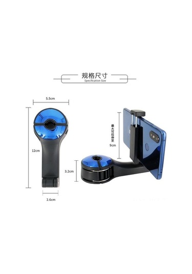 Besthome1 Çok Amaçlı Araç Başlığı Kancası: Telefon Tutucu, Gizli Kilitli, 360 Dönemez, 4 Renkli Diğer