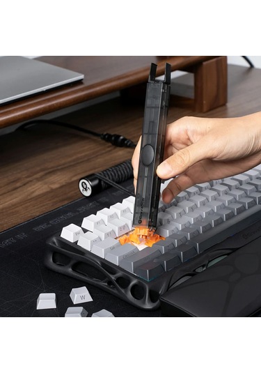 Gravastar 2 Si 1 Arada Keycaps & Switch Sökücü, Mekanik Klavyeler İçin Tuş Ve Switch Çıkarıcı, Siyah