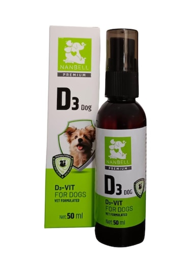 Nanbell D3 Köpek Vitamini 50 ML