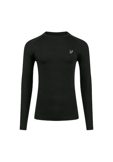 2as Erkek Basic Seamless Baselayer İçlik Seti Black