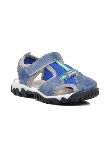 Ayakmod 24-418-f Mavi Ortopedik Erkek Çocuk Sandalet 001 Ayakmod 24-418-f Mavi Ortopedik Erkek Çocuk Sandalet 001