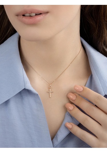 Veronika 925 Ayar Gümüş Haç Kolye 306101631