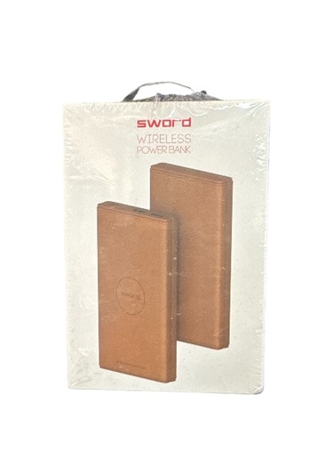 Sword Sw08 Wireless Kablosuz Powerbank 5w 8000 Mah Kahve Kahverengi