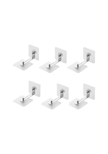 6 Adet Delme Gerektirmeyen Mobilya Duvar Dübeli - Duvar Montaj Kitiyle Mobilya Devrilmez Diğer