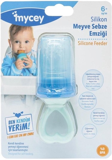 Mycey MyFeeder Güvenli Meyve Sebze Emziği / Mavi