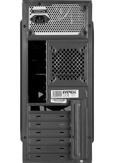 Everest 723A Peak 250W 2x8 CM Fan ATX Kasa