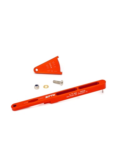 Geeksen Alüminyum Bisiklet Zinciri Aşınma Test Aleti - Dağ Yolu Bisikleti Genişleme Ölçer Kırmızı Ltjc2a Çok Renkli