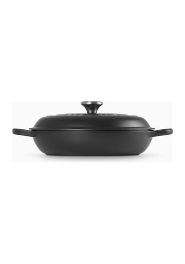 Le Creuset Gourmet Profesyonel Lüks Döküm Tencere Mat Siyah 30 Cm