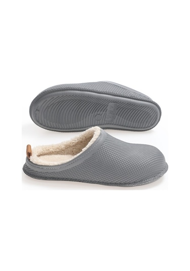 Gezer Kışlık Islak Zemin Erkek Terlik (554652433) Gri